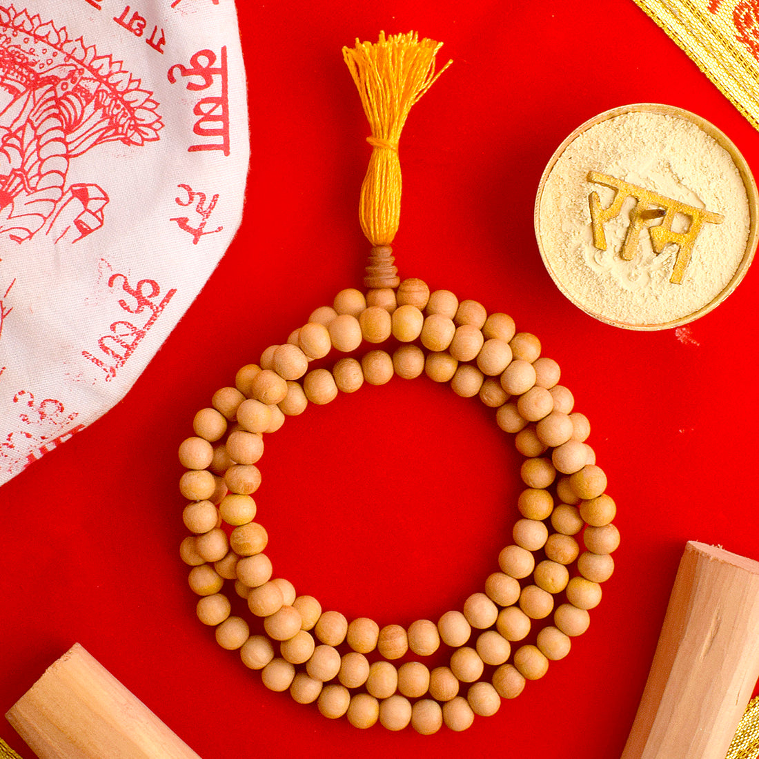 White Sandalwood Jap Mala