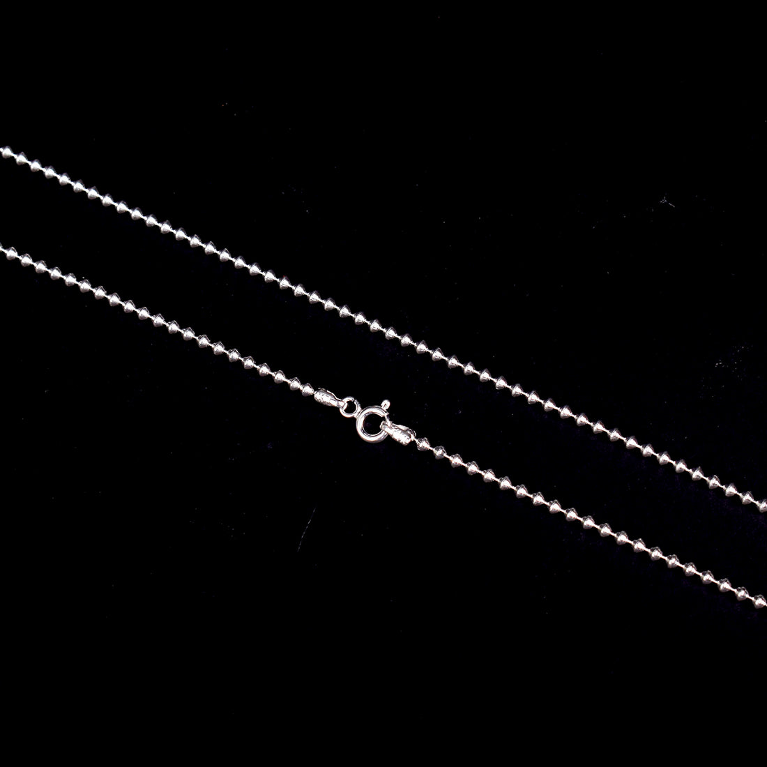 925 Pure Silver Beaded Chain