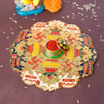 Kumkum Holder Adorned with Intricate Traditional Patterns
