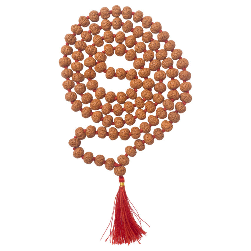 Semi Pathriya Rudraksha Mala 10-11mm