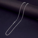 925 Pure Silver Beaded Chain