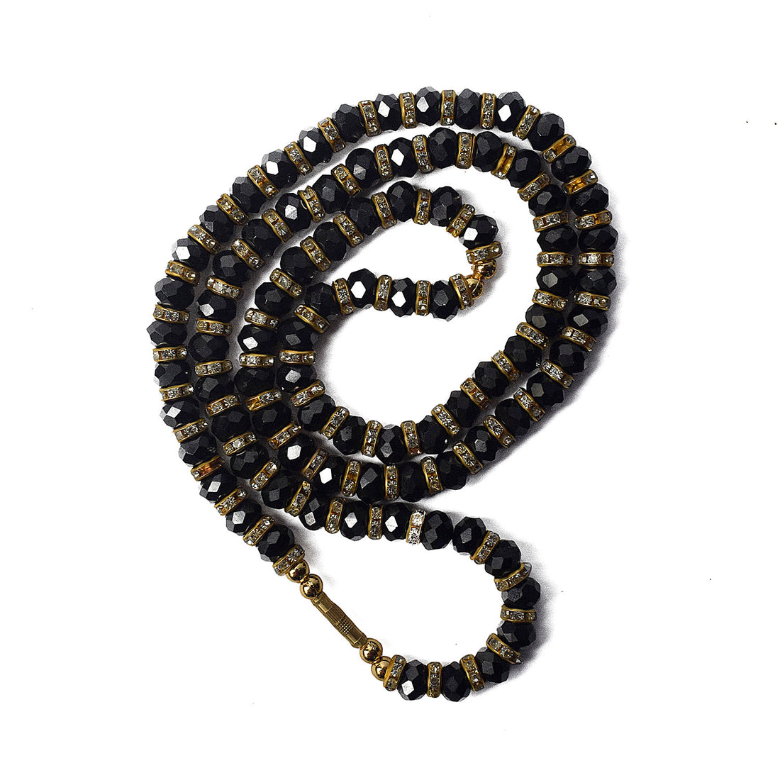 Luminous Tokens Beaded Neck Mala for Spiritual Upliftment