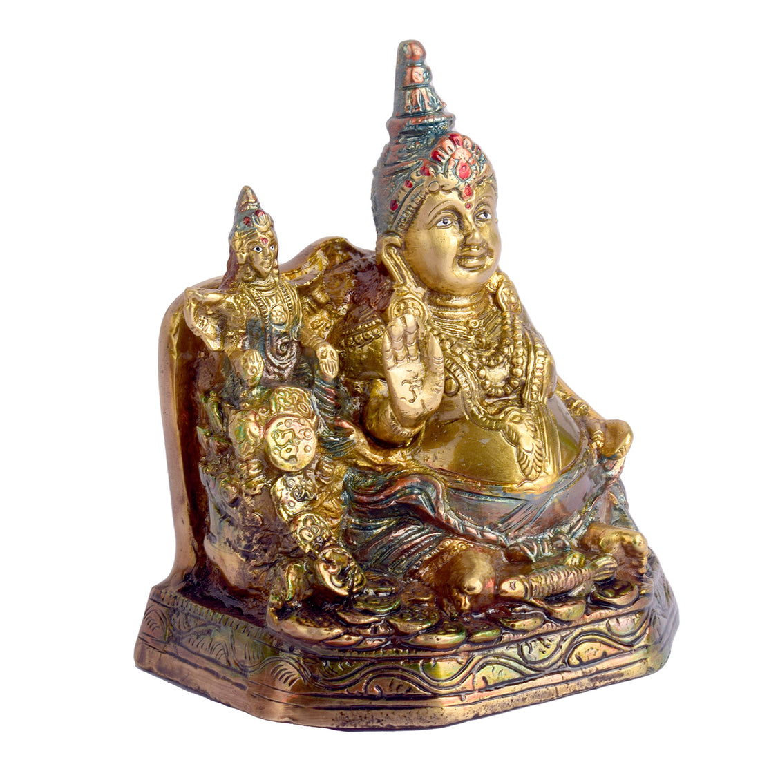 5.9 Inch Brass Kuber Idol Attract wealth and prosperity