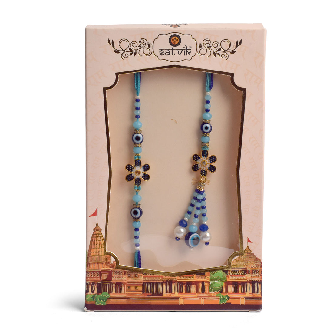 Traditional Couple Rakhi Duo