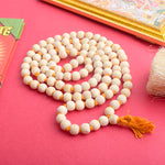 Handcrafted Wooden White Jap Mala