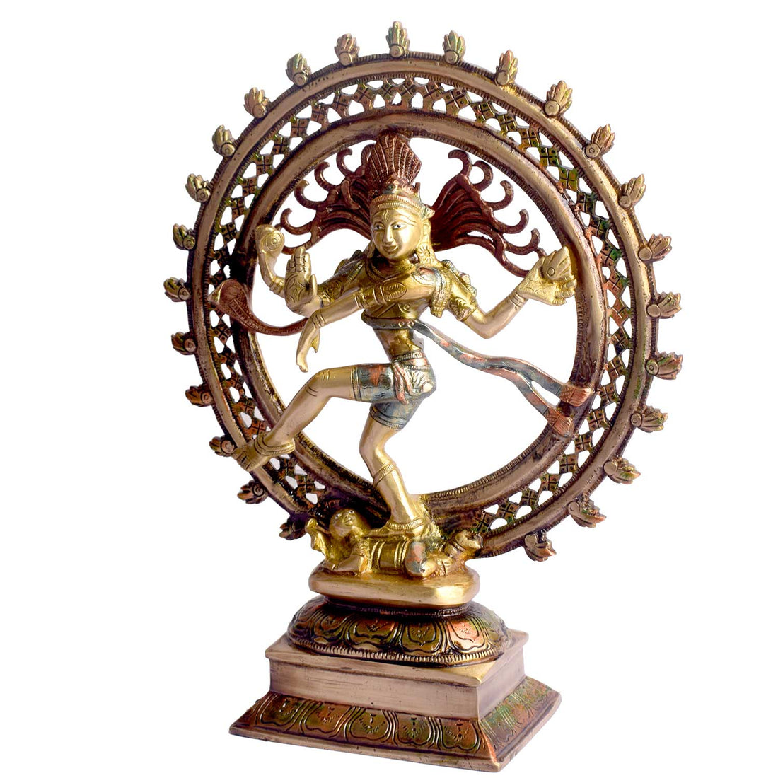 13.4 Inch Beautiful Natraj Brass Idol