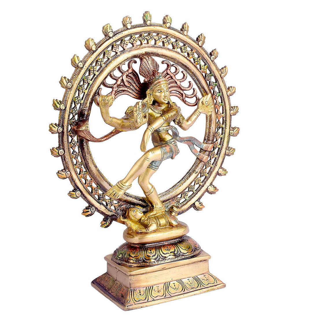 13.4 Inch Beautiful Natraj Brass Idol