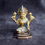 4.1 Inch Divine Brass Lakshmi Ganesh Murti