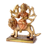 4.1 Inch Exquisite Brass Durga Maa Idol