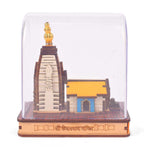 Shri Kedarnath Dham Temple Plywood Showpiece – Wooden Spiritual Decor