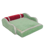 Devotional Bed – Green Velvet for Laddu Gopal