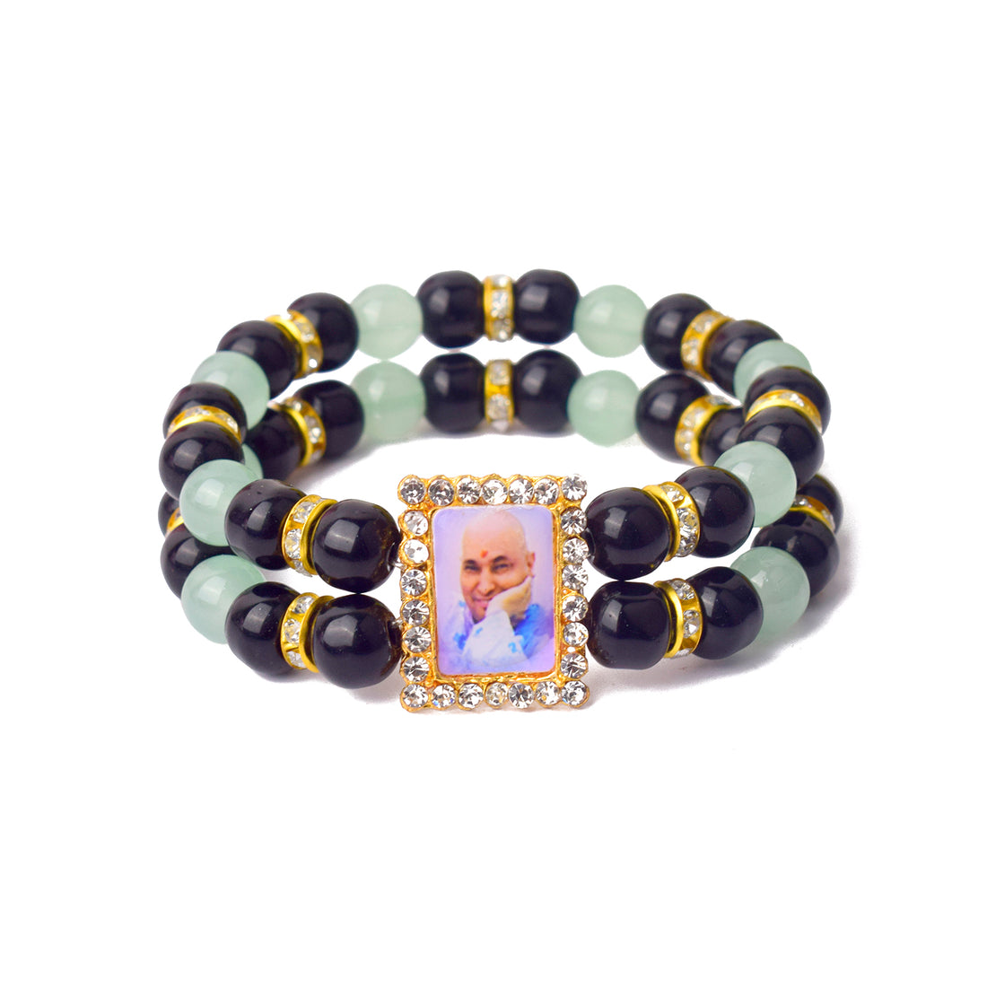 Charmed Life Bracelets Black & Green Gruu Ji Bracelets