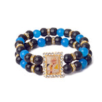 Heartfelt Black and Indigo Guru Ji Bracelets
