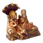 6.1 Inch Sacred Brass Vishnu Laxmi Statue