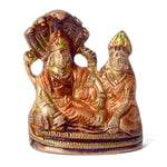 3.7 Inch Sacred Brass Vishnu Laxmi Statue - Small