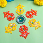 Colorful Rangoli Stickers for a Festive and Artistic Touch