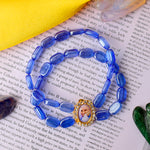 Luxe Royal Blue Chip Bracelets