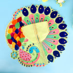 Attractive Peacock Design Dresses for Laddu Gopal | Sizes 0 to 6