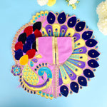 Attractive Peacock Design Dresses for Laddu Gopal | Sizes 0 to 6