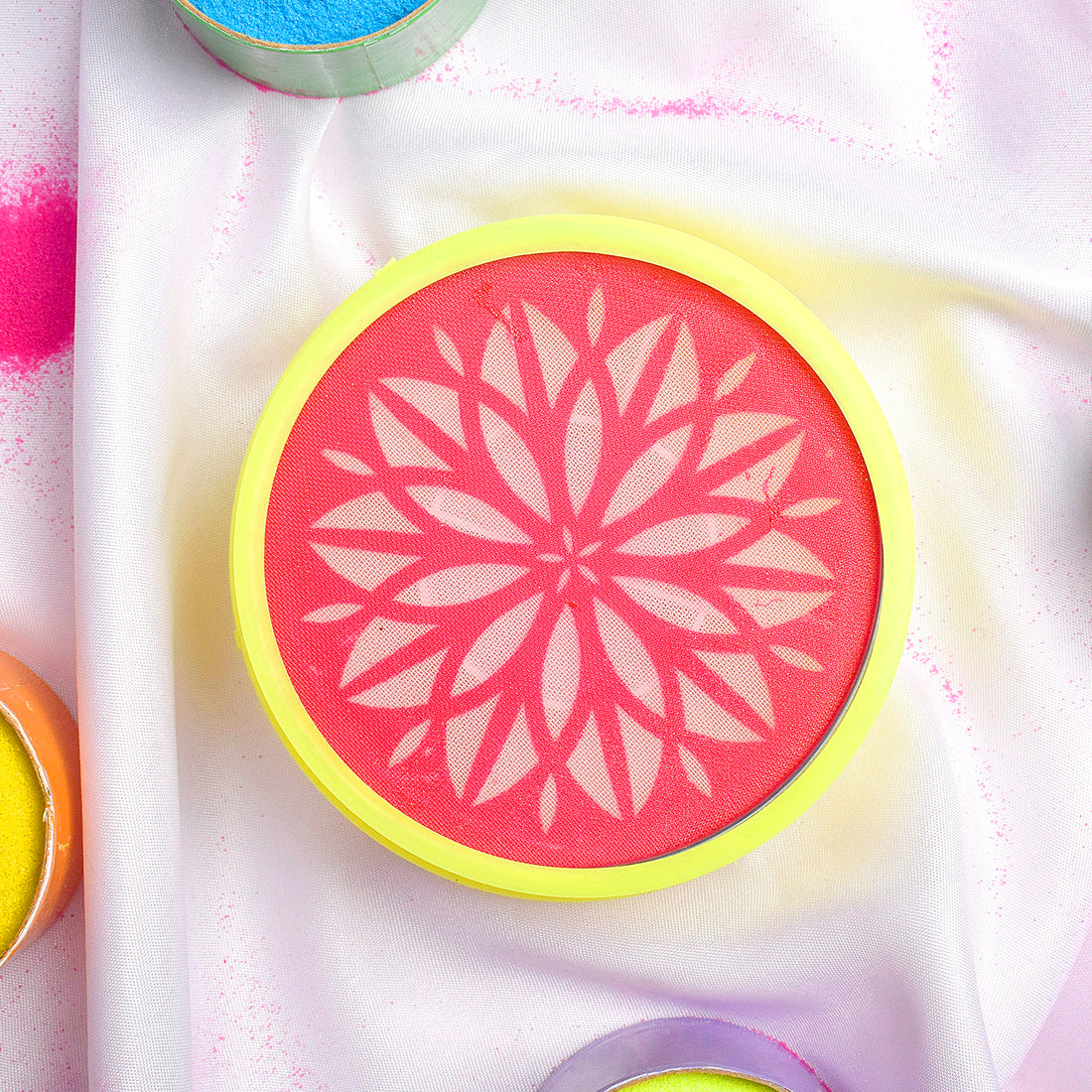 Create Magic with Our Rangoli Box: Easy, Fun, and Reusable (4 Inch)