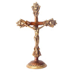 Handcrafted Brass Designer Crucifix of Jesus