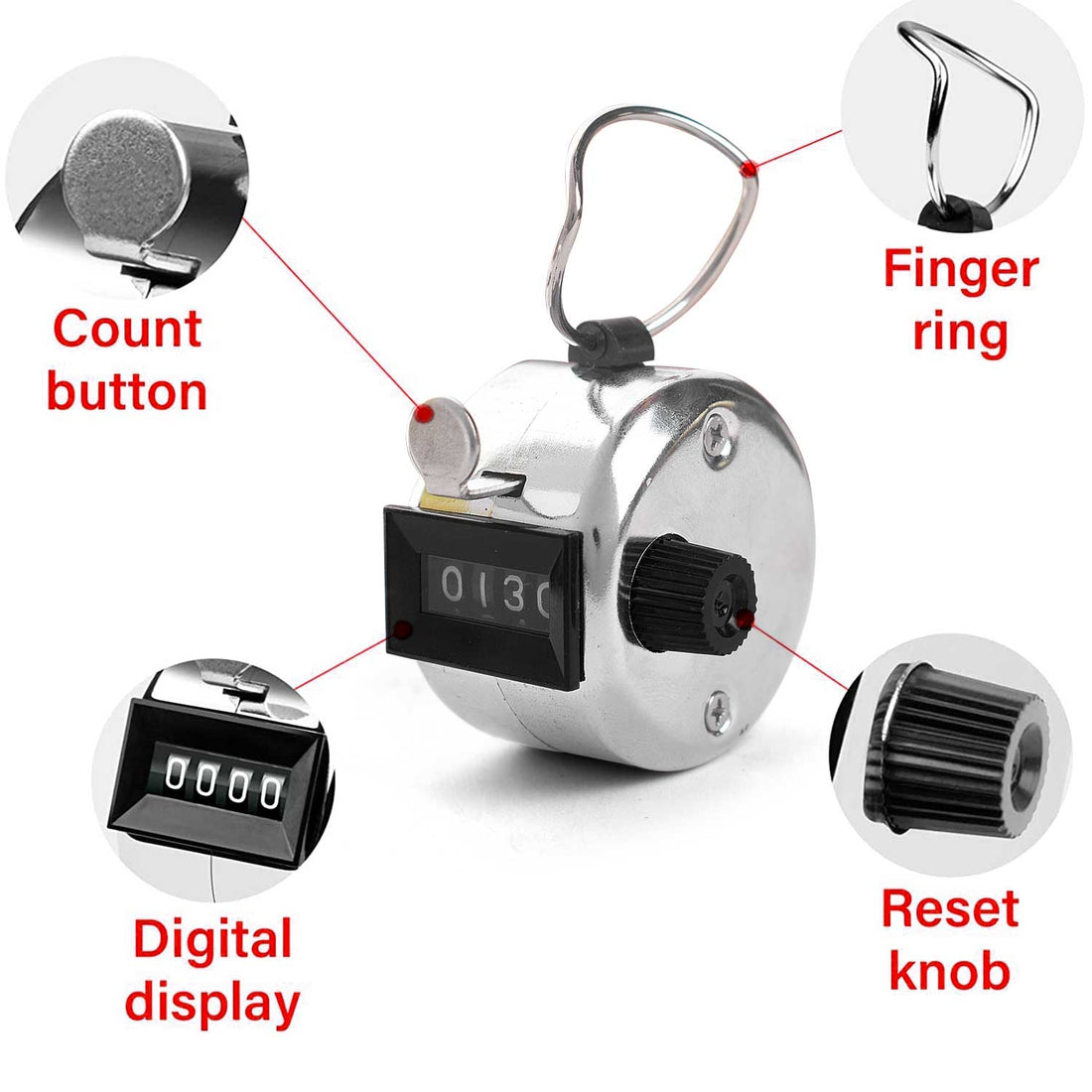 Hand Tally Counter for Accurate Counting in Japa & Meditation
