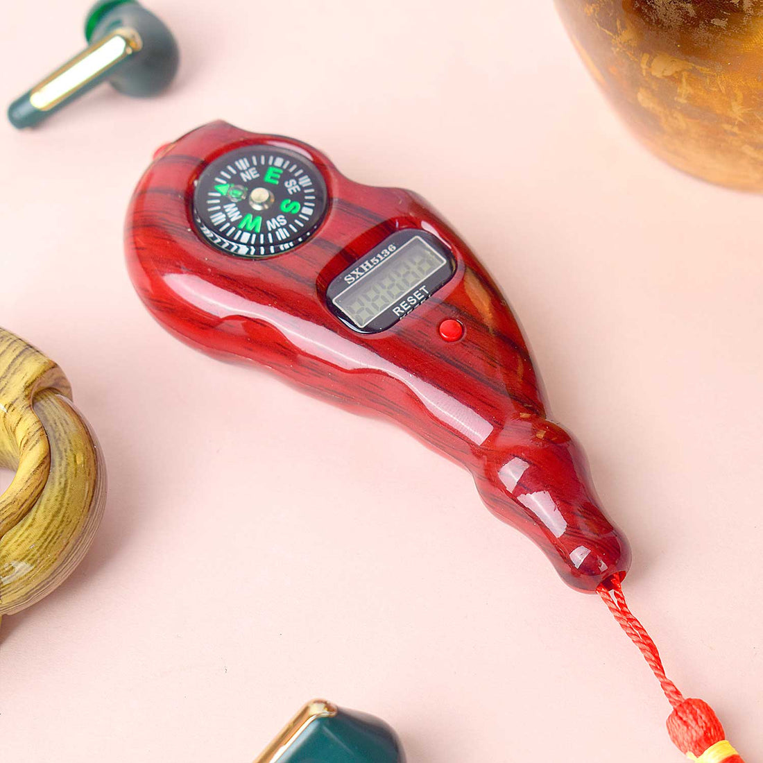 Digital Counter Tasbih & Compass (Assorted Color)