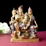 7.9 Inch Beautiful Shiv Parivaar Statue for Divine Energy