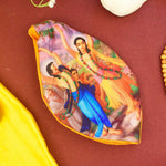 100% Cotton Printed Jap Mala Jholi Bag (Color Kesari)