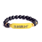 Jai Guru Ji Round Pearl Bracelet, Handmade Bracelets for Men and Women