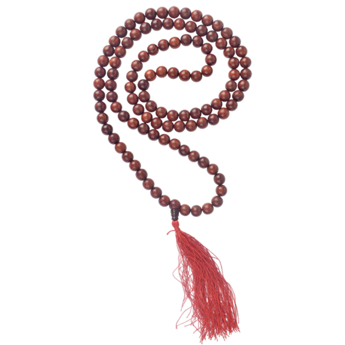Certified 10mm 100% Original Authentic Pure Red Sandalwood Jap Mala (Andhra Pradesh)