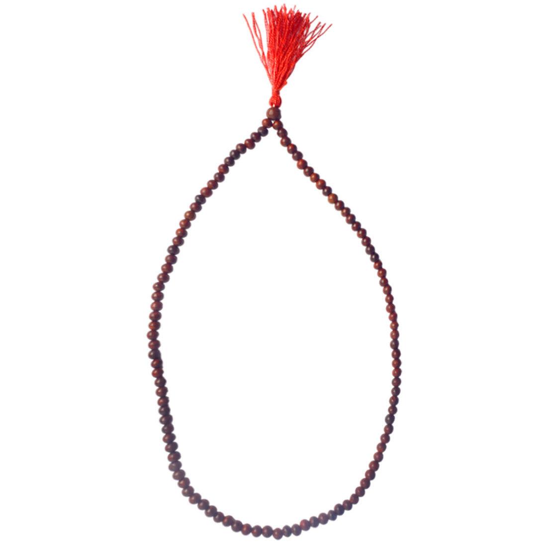 Certified 4.5mm 100% Original Authentic Pure Red Sandalwood Jap Mala (Andhra Pradesh)