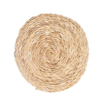 Auspicious Banana Stem Fiber Asan for Sacred Statues in the Mandir (8 Inch)