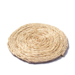Auspicious Banana Stem Fiber Asan for Sacred Statues in the Mandir (8 Inch)