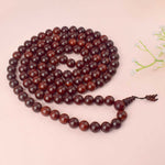Certified 18mm 100% Original Authentic Pure Red Sandalwood Jap Mala (Andhra Pradesh)