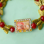 Elegant Guruji Swaroop Bracelet (Assorted) – Golden Butterflies & Beads