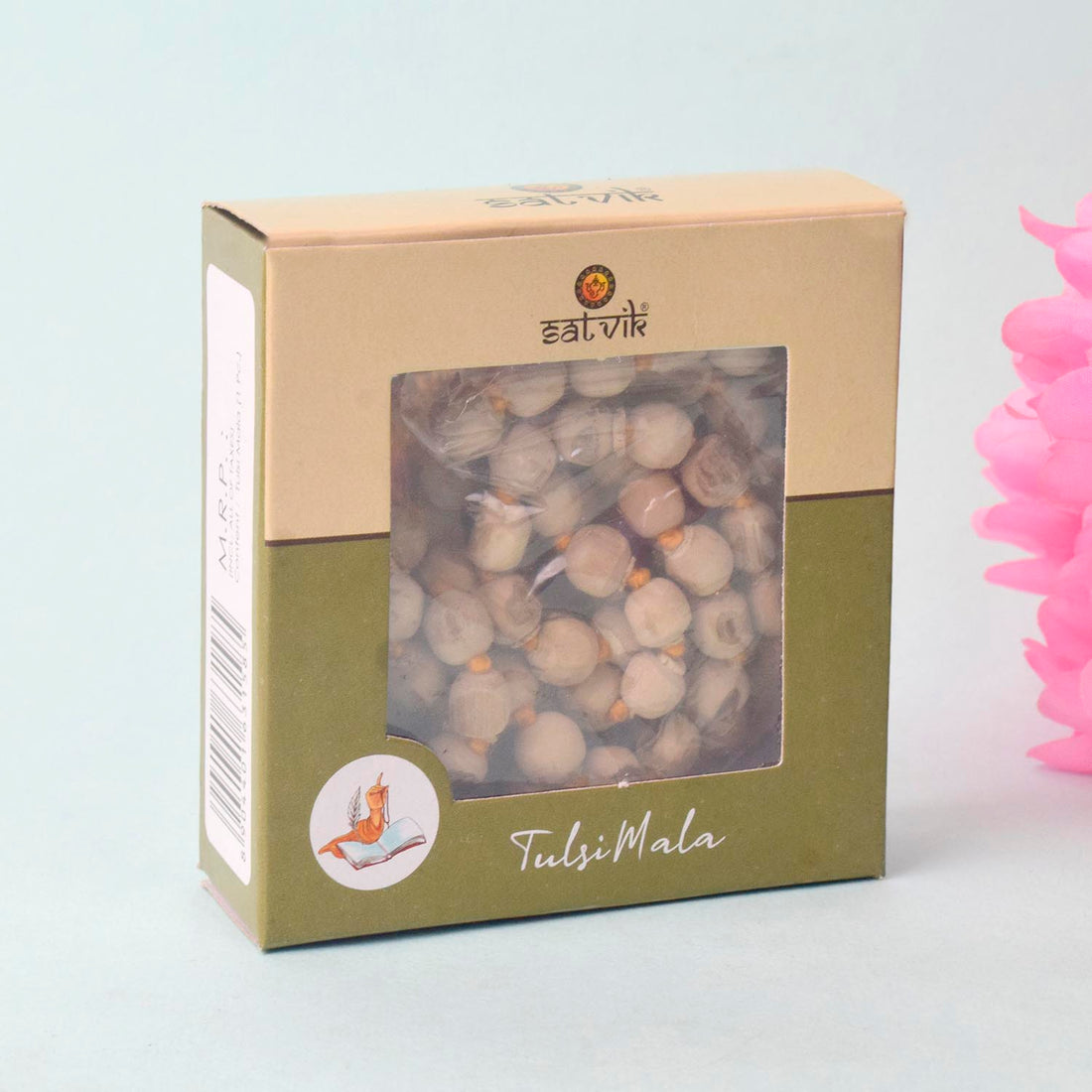 100% Pure Tulsi Kanthi Jap Mala – 108 Beads (6mm)