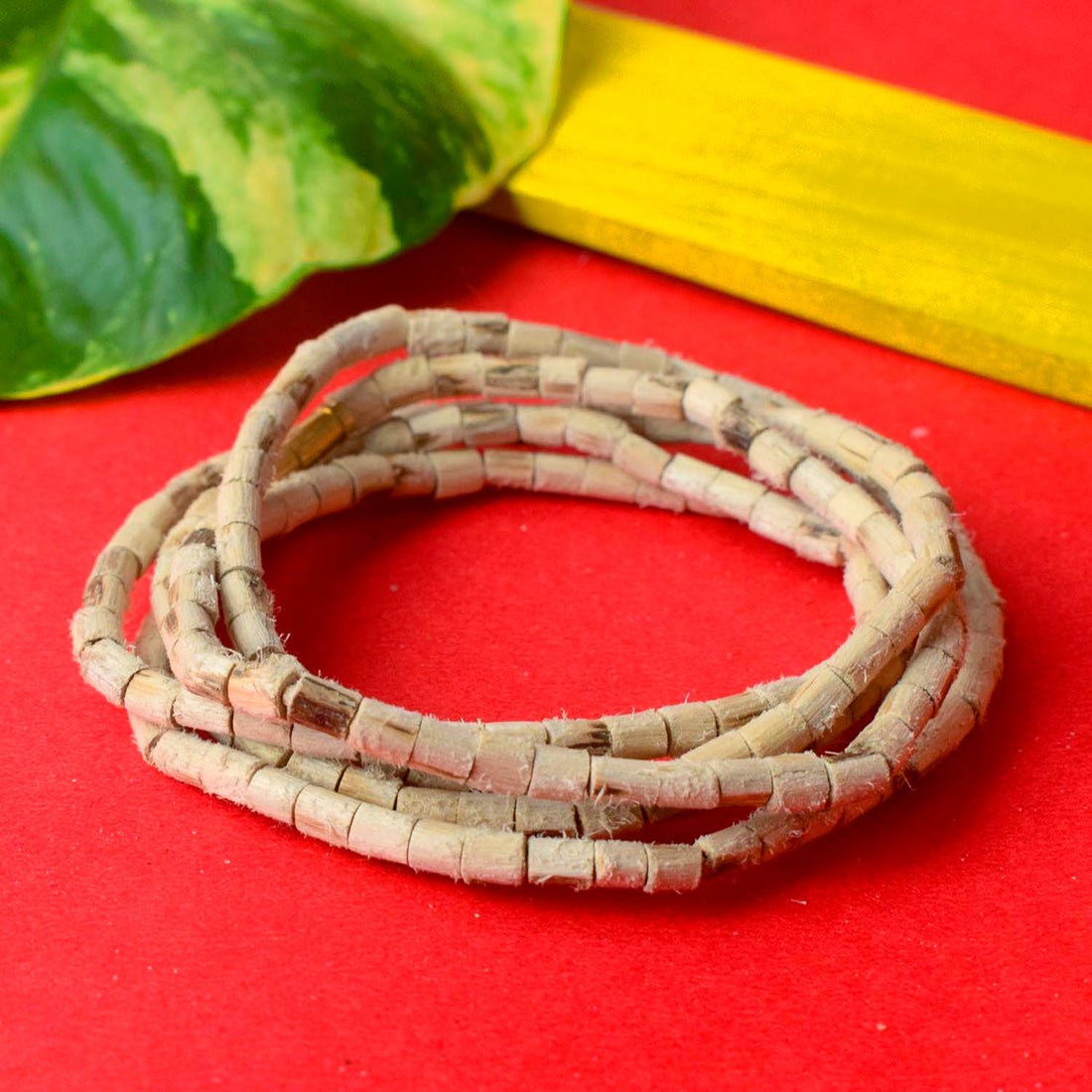 100% Original Tulsi Kanthi Mala Flat Beads