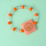 Elegant Clear & Coloured Beads (Assorted) – Guruji Swaroop Bracelet