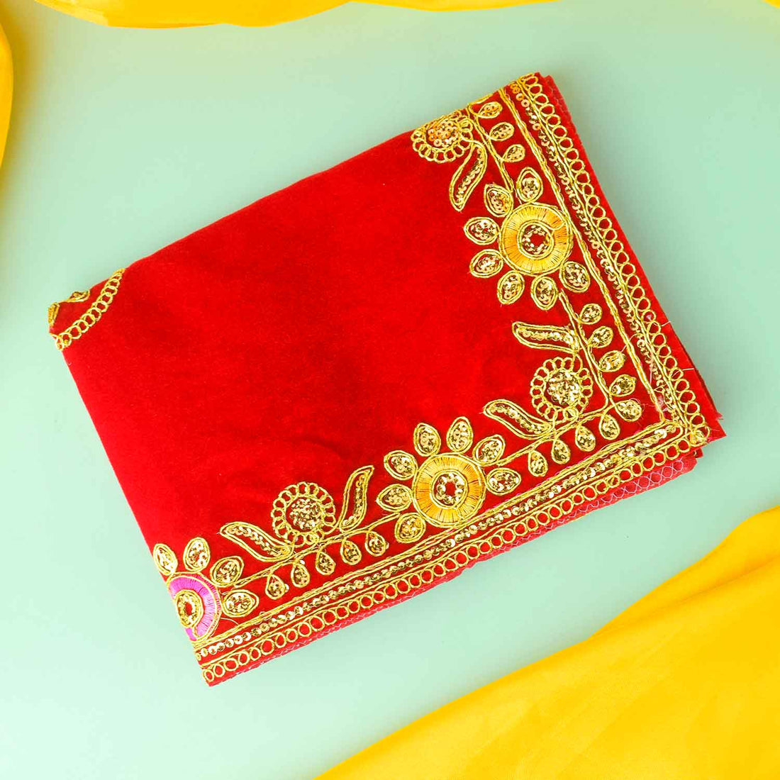 Flower Designer Aasan 16x24 Inch (Big) – Pack of 4