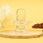 Sacred Sphatik Glass Shiva Lingam – Divine Energy Idol