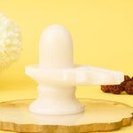 White Marble Shivling (Small)