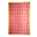 Beautiful Mata Ki Chunri with intricate golden embroidery in vertical patterns, featuring floral and swirl motifs. Measuring 225 cm (89 inches) in length and 104 cm (41 inches) in height, this Chunri is perfect for Devi puja, temple offerings, and festive occasions like Navratri and Durga Puja. The shimmering golden border enhances its divine appeal.

Shop Big Size Mata Ki Chunri, Devi Chunri for Puja, and more at Satvik Store. An ideal offering for temple rituals and sacred ceremonies
