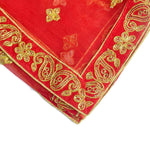 Add a touch of divinity to your prayers with this beautiful Mata Ki Chunri, featuring intricate golden embroidered motifs. Measuring 222 cm (87.4 inches) in length and 108 cm (42.5 inches) in height, this Chunri is perfect for Navratri, Durga Puja, temple offerings, and festive decorations. Made from premium fabric, it enhances the spiritual ambiance of your rituals.

🛍️ Shop authentic Mata Ki Chunris, Devi Chunaris, and more at Satvik Store for all your pooja and festive needs. 🌺🙏