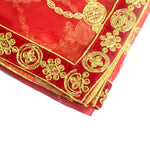 Enhance your puja rituals with this beautiful Mata Ki Chunri, featuring delicate golden embroidery. Measuring 210 cm (83 inches) in length and 100 cm (39 inches) in height, this Chunri is ideal for Navratri, Durga Puja, temple decor, and other religious ceremonies. The intricate design and fine fabric make it a meaningful addition to your devotional offerings.

🛍️ Discover authentic religious accessories at Satvik Store for all your puja and festive needs. 🌸🙏