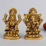 2 Inch Laxmi Ganesh Car Dashboard idol