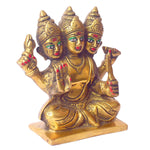 5.9 Inch Exquisite 6 Mukh Kartikey Brass Idol