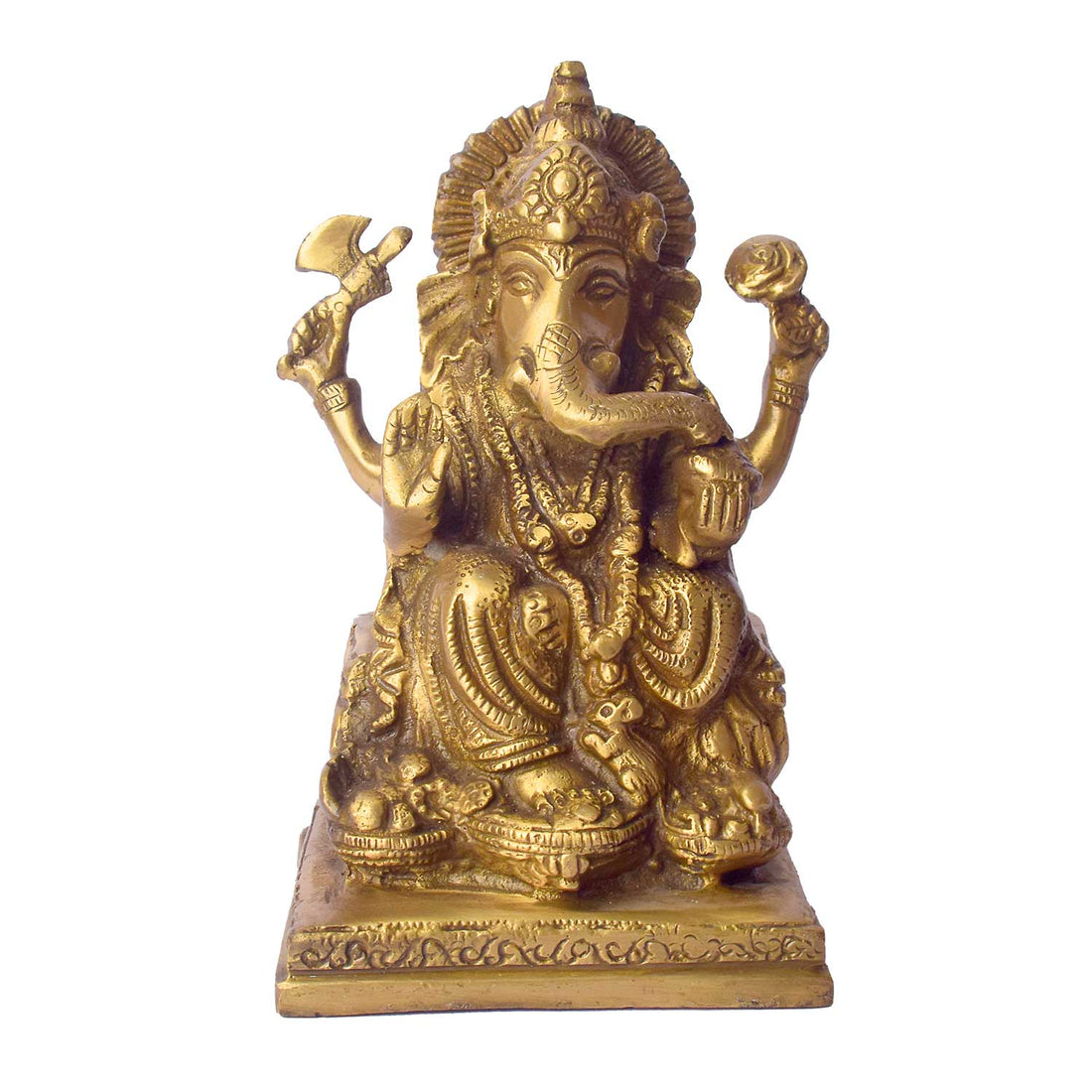 6 Inch Sacred Ganesha Idol - The God of Wisdom and Success
