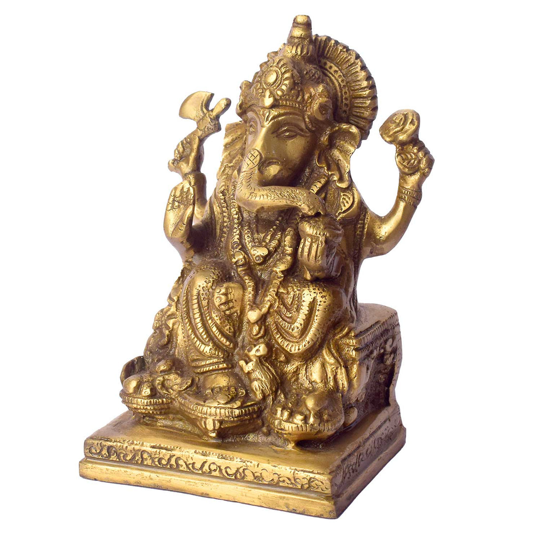 6 Inch Sacred Ganesha Idol - The God of Wisdom and Success