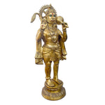 53 Inch Veer Hanuman Brass Murti – Sacred Bajrangbali Idol